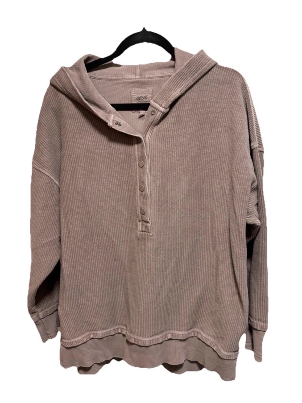Aerie Hoodie Faded Brown Relaxed